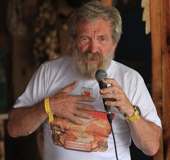 Aleksander Doba w Świnoujściu! Podróżnik nagrywa film o swojej kontynentalnej wyprawie!