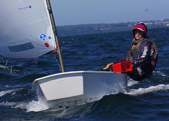 Weronika Jaroszek z MK OPTI w Kadrze Narodowej w klasie Optimist 2016 