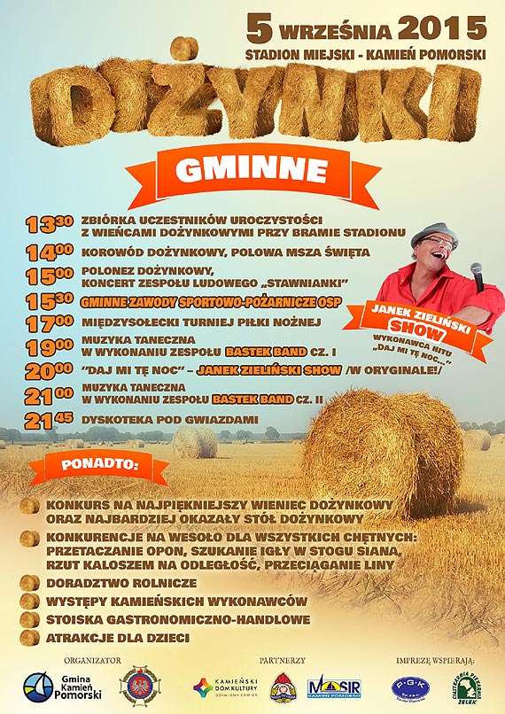 Zapraszamy na Doynki Gminne oraz Gminne Zawody Sportowo-Poarnicze OSP!