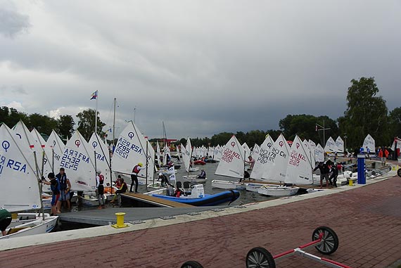 Ceremonia zakończenia Mistrzostw Świata w klasie Optimist w Dziwnowie