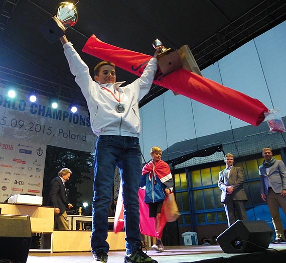 Ceremonia zakończenia Mistrzostw Świata w klasie Optimist w Dziwnowie