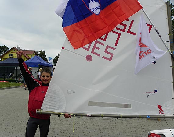 Soweniec Roko Werderber Mistrzem wiata 2015 w klasie Optimist