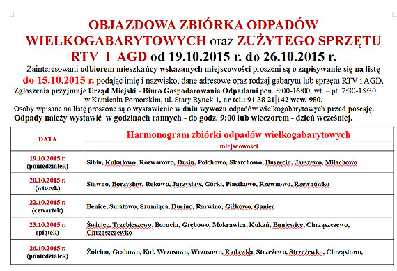Chcesz si pozby zuytego sprztu RTV i AGD? Rusza wielka zbirka! Sprawd harmonogram! 