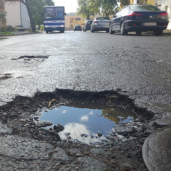 Kiedy znikn dziury i wyrwy na ulicy Jednoci Narodowej