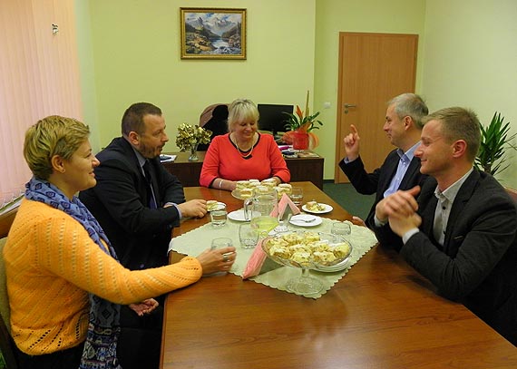 Grzegorz Napieralski odwiedził piekarnię Wiesława Żelka