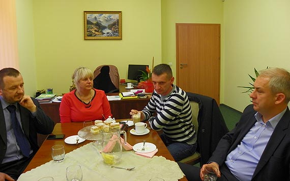 Grzegorz Napieralski odwiedził piekarnię Wiesława Żelka