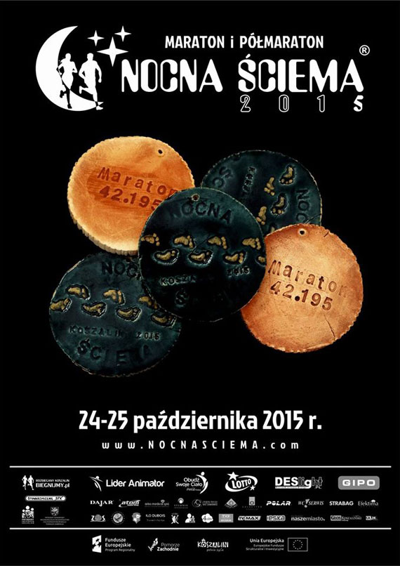 Nocna ciema 2015. Nocny bieg ulicami Koszalina