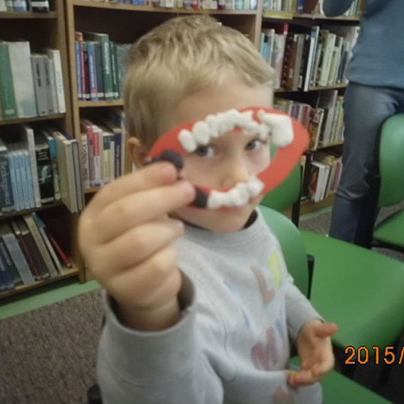 Gumisie z wizyt w bibliotece w Dziwnowie