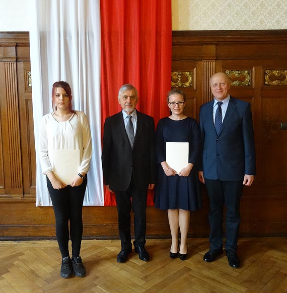 Stypendystki Prezesa Rady Ministrów w Zespole Szkół Ponadgimnazjalnych w Wolinie