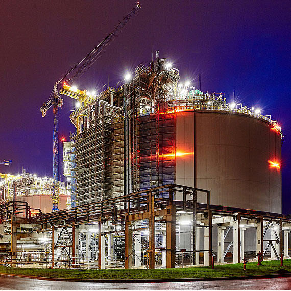 Zbiorniki w Świnoujściu przygotowane do przyjęcia LNG