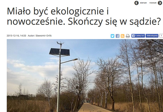 Miao by ekologicznie i nowoczenie. Skoczy si w sdzie?