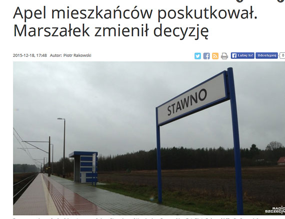 Apel mieszkańców poskutkował. Marszałek zmienił decyzję