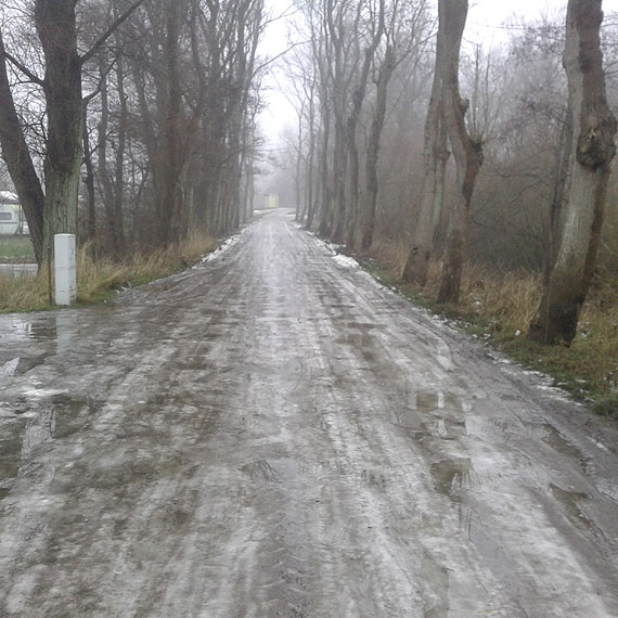 W ownie dzieci maj trudn drog do szkoy. Zamiast niej lodowisko!