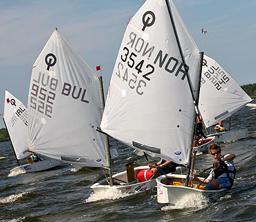 Pierwsze starty w ramach NIVEA IODA Mistrzostw Europy w klasie Optimist
