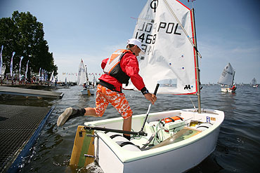 Pierwsze starty w ramach NIVEA IODA Mistrzostw Europy w klasie Optimist