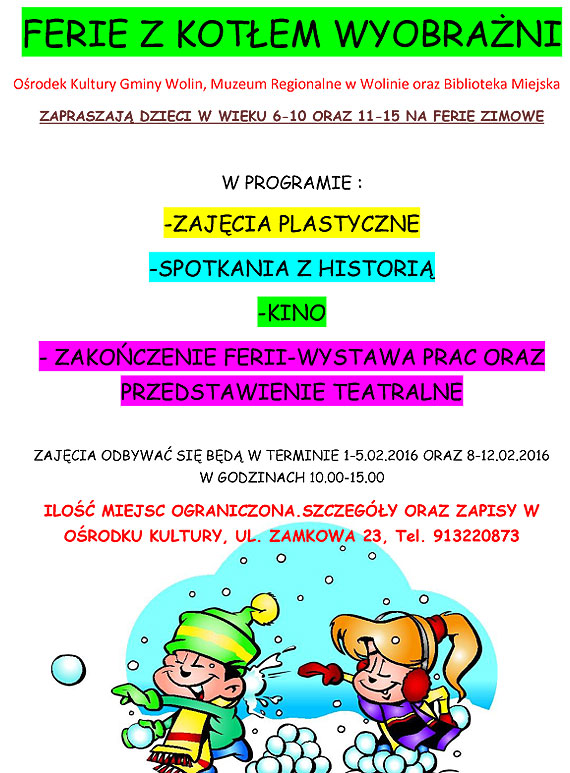 Ferie z kotem wyobrani w Wolinie