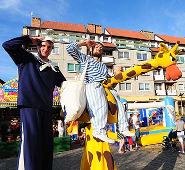 Kamień Pomorski: Możesz nauczyć się chodzić na szczudłach