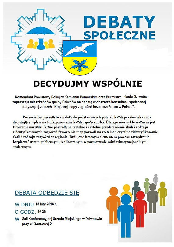 Policja organizuje debat w Dziwnowie