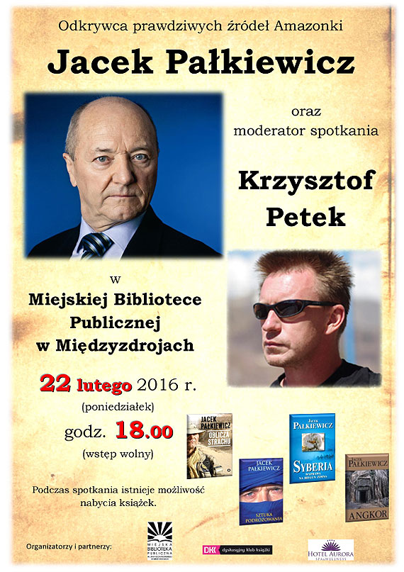 Odkrywca rde Amazonki – Jacek Pakiewicz w bibliotece w Midzyzdrojach