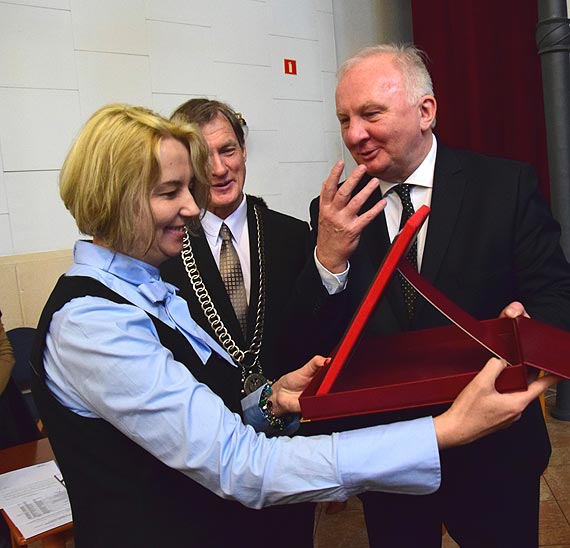 Rada i Burmistrz dzikuj pani Ewie Lewandowskiej 