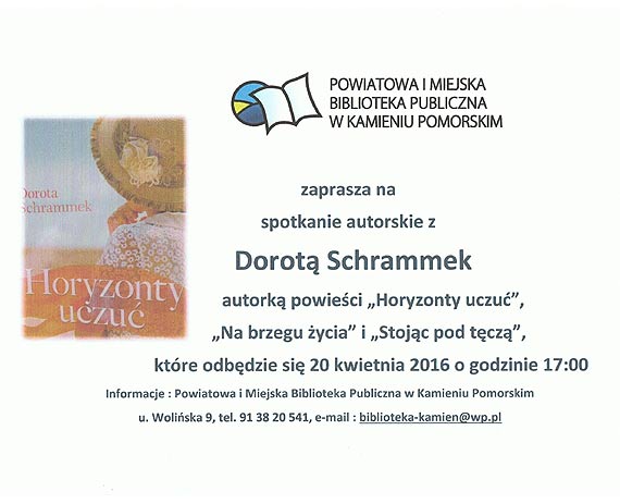 Dorota Schrammek w kamieskiej bibliotece!