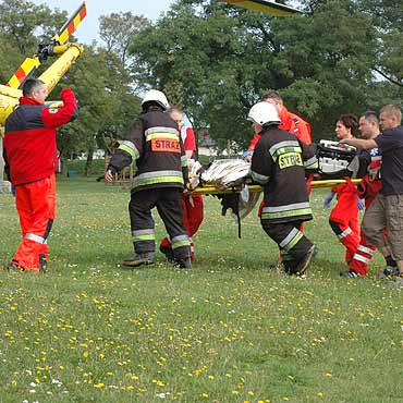 Śmieciarka przejechała człowieka w Wolinie
