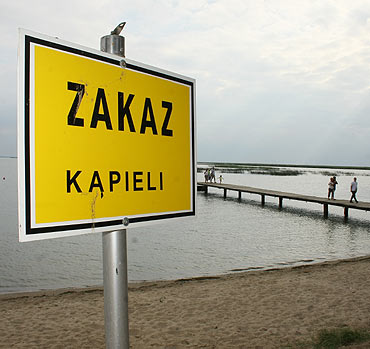 Zakaz kpieli w Wolinie. Wykryto grone bakterie