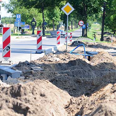 Kamie Pom.: Piesi boj si chodzi po remontowanej Szczeciskiej