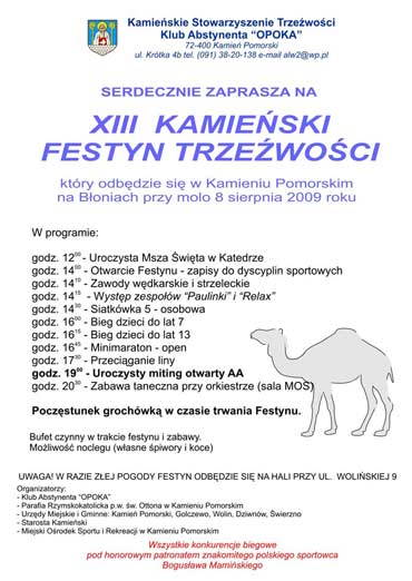 XIII Kamieski Festyn Trzewoci