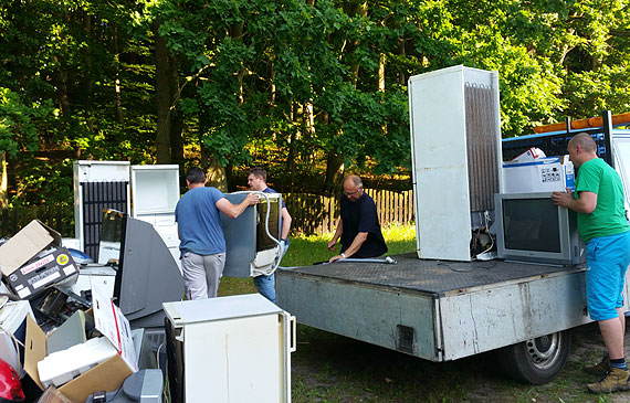 Akcja kwiatki za elektroodpadki zakończona sukcesem
