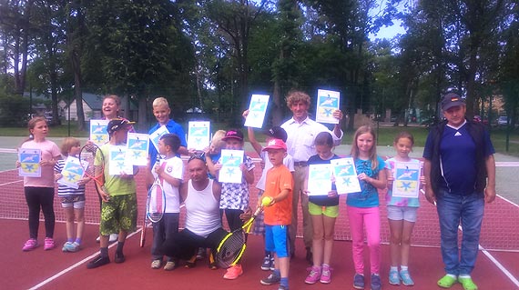 Turniej tenisowy dzieci w Dziwnowie