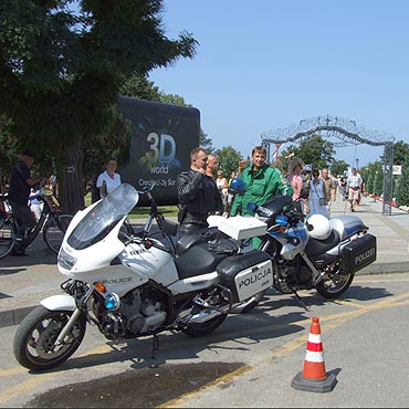 Polsko-niemiecki patrol na ulicach Międzyzdrojów