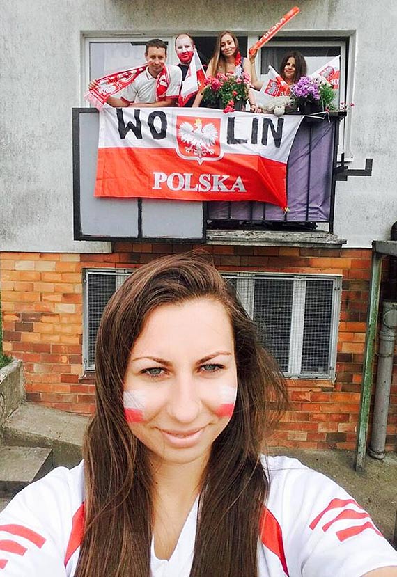 Tak kibicują w Wolinie! Trzymamy kciuki za wygraną z Ukrainą!