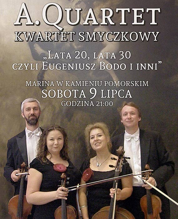 Lata 20, lata 30 czyli Eugeniusz Bodo i inni! Na scenie A.Quartet