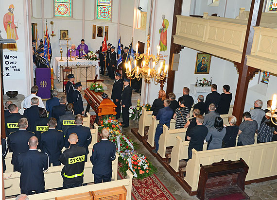 Prezes OSP w Lubinie Waldemar Osiński odszedł na wieczną wartę