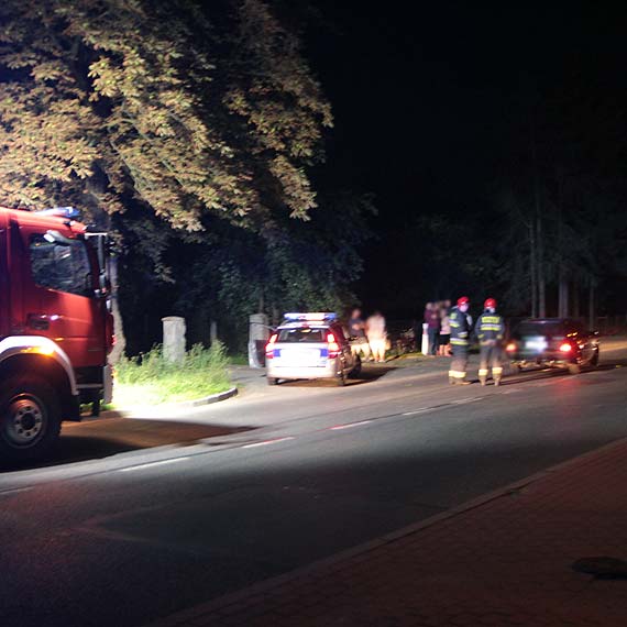 W Rekowie rowerzysta na gazie wjechał pod samochód