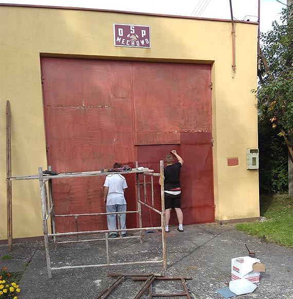 W OSP Mechowo praca wre! 