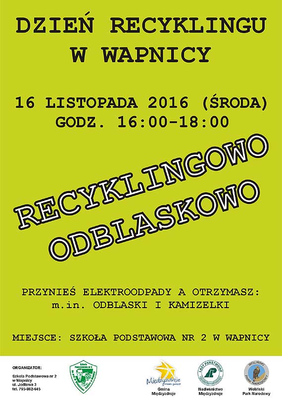 XV Dzie Recyklingu w Wapnicy