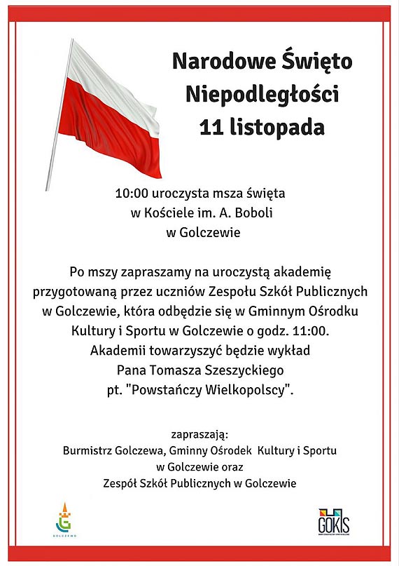 Narodowe wito Niepodlegoci 11 listopada