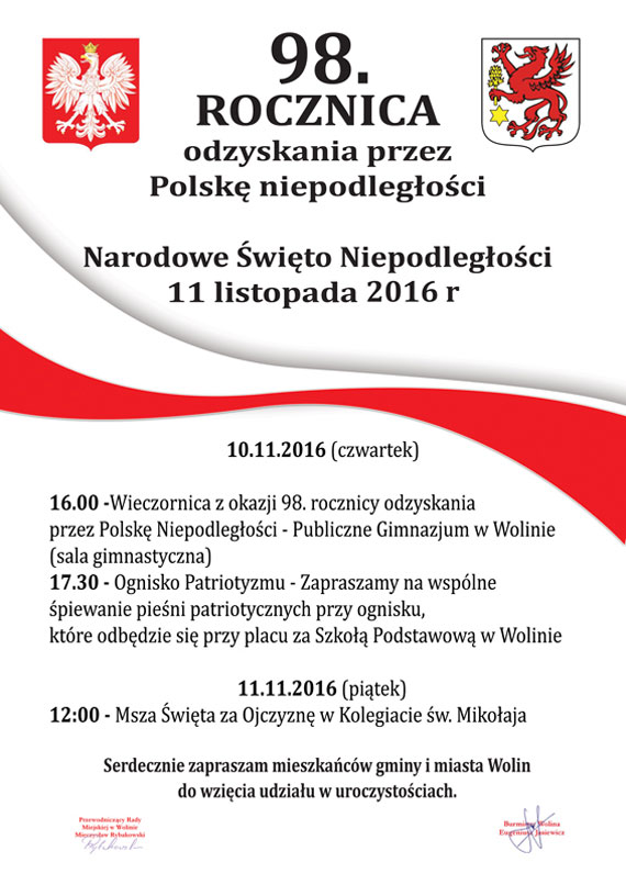 wito Niepodlegoci w Wolinie