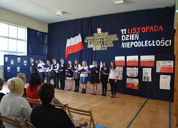 Uroczysta akademia z okazji wita Niepodlegoci 11 listopada