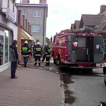Wolin: Zapalia si piwnica domu przy ulicy Ciasnej