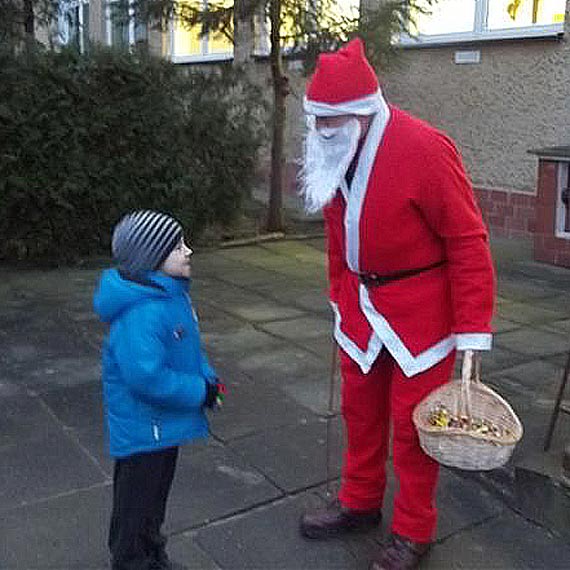 Mikołaj w kamieńskim Przedszkolu nr 1