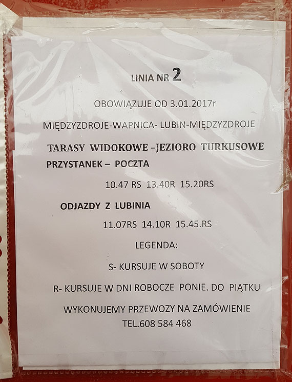 Cz mieszkacw gminy Midzyzdroje odcitych od wiata. Nie jedzi bus na trasie Lubin- Wapnica- Midzyzdroje