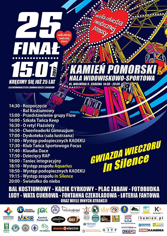 Już w niedzielę 25 Finał WOŚP w Kamieniu Pomorskim