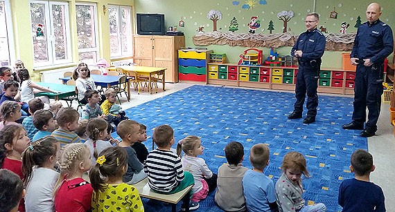 Policjanci odwiedzili przedszkolakw!