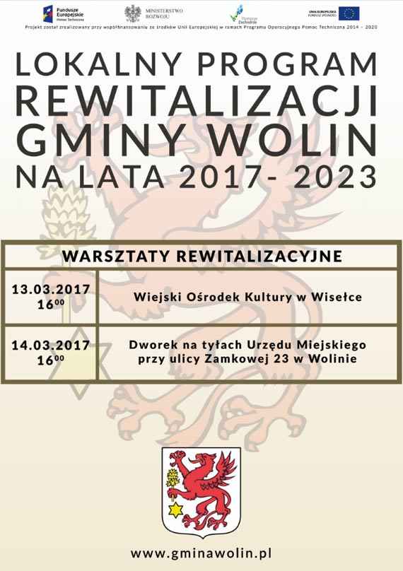 Zaproszenie na warsztaty rewitalizacyjne z mieszkacami 