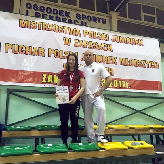 Aleksandra Kotlewska Wicemistrzyni Polski Juniorek w Zapasach 
