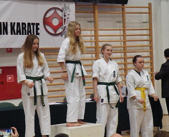 Zawodnicy woliskiego Klubu Karate na Mistrzostwach Polski Pnocnej w Miedzyzdrojach