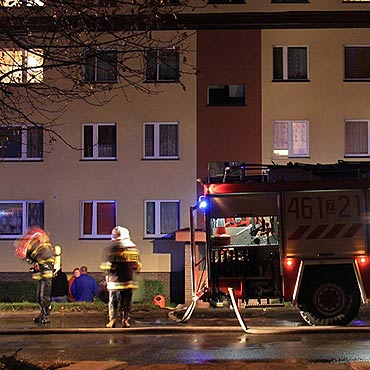Kamie Pomorski: Poar w piwnicy budynku